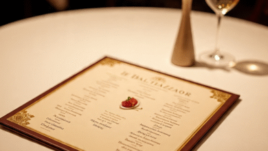 Menu le Balthazar