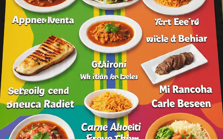 mi ranchito menu