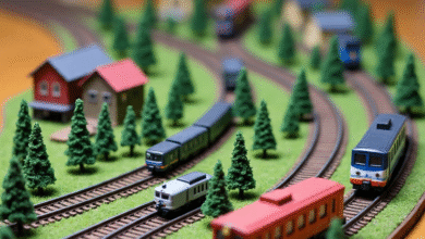 N scale trains