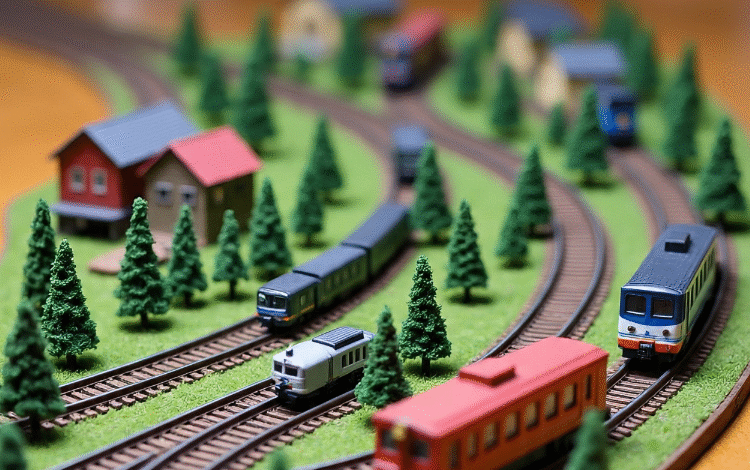 N scale trains