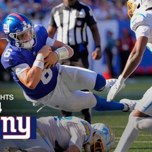 Los Angeles Chargers vs New York Giants Match Player Stats