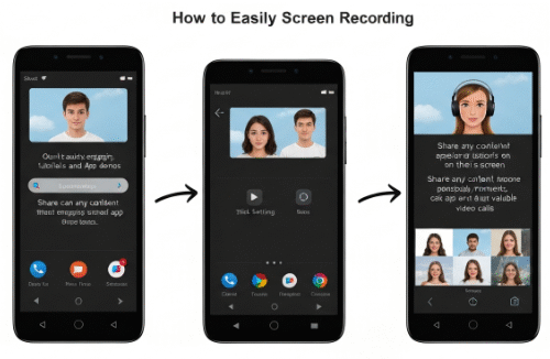 Screen record Android