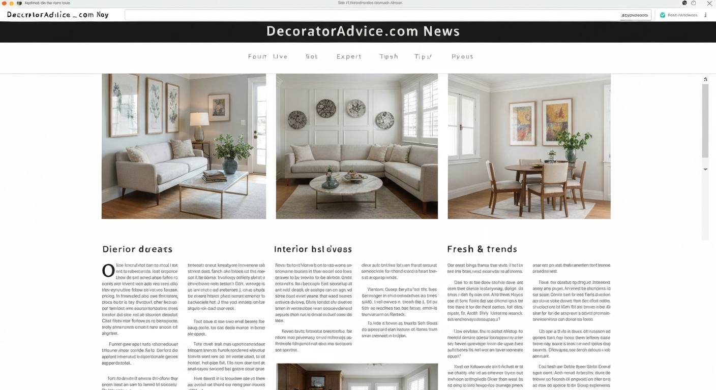 DecoratorAdvice.com News